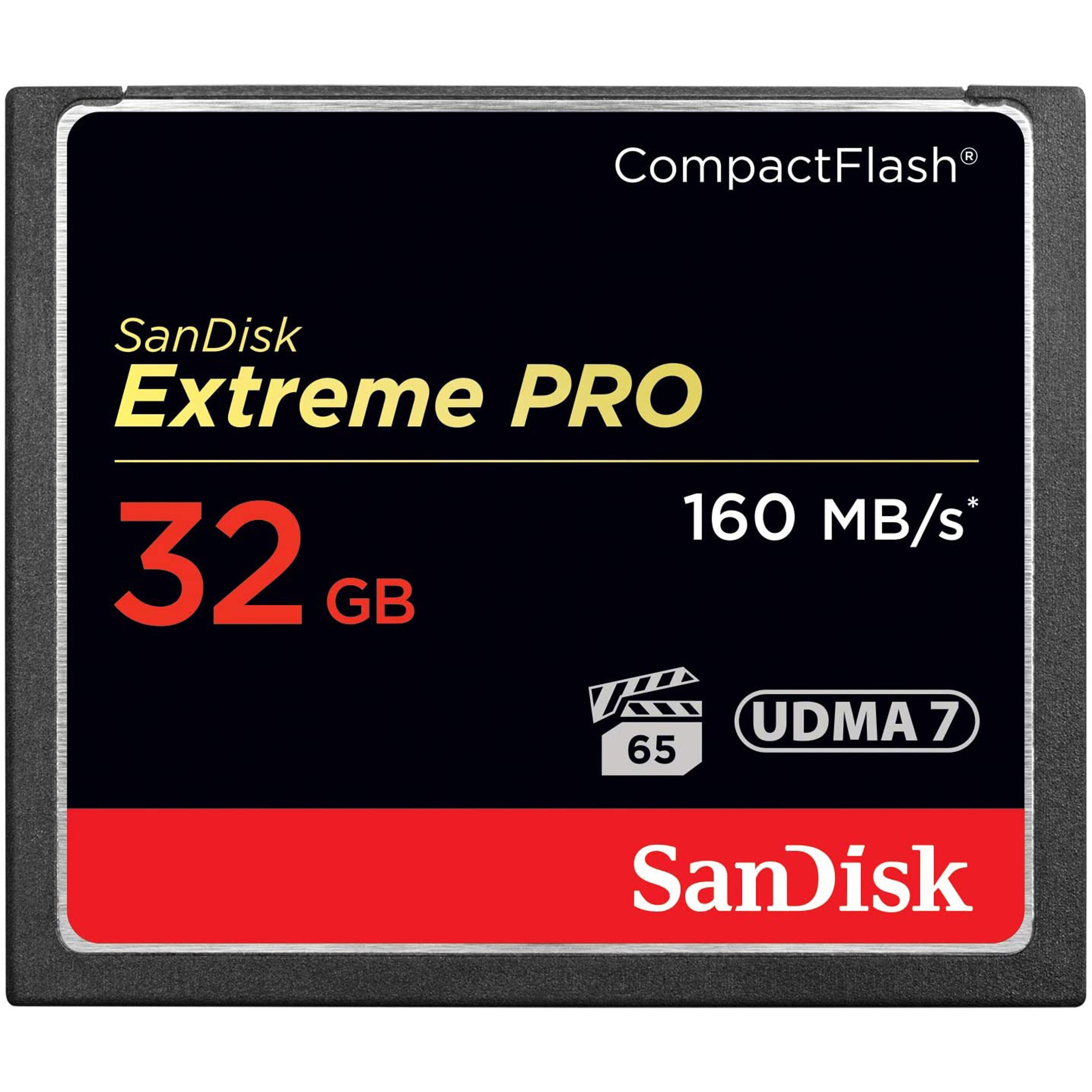 Sandisk Extreme PRO 32GB CompactFlash  160MB/s