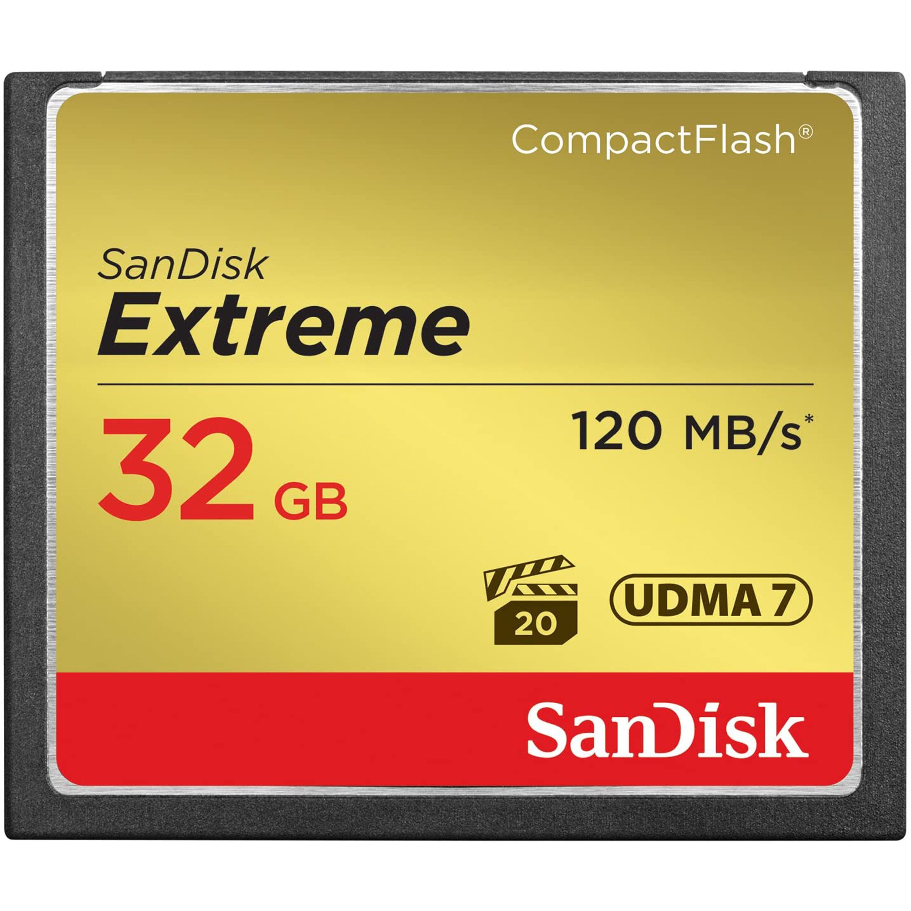 Sandisk Extreme 32GB CompactFlash  120MB/s