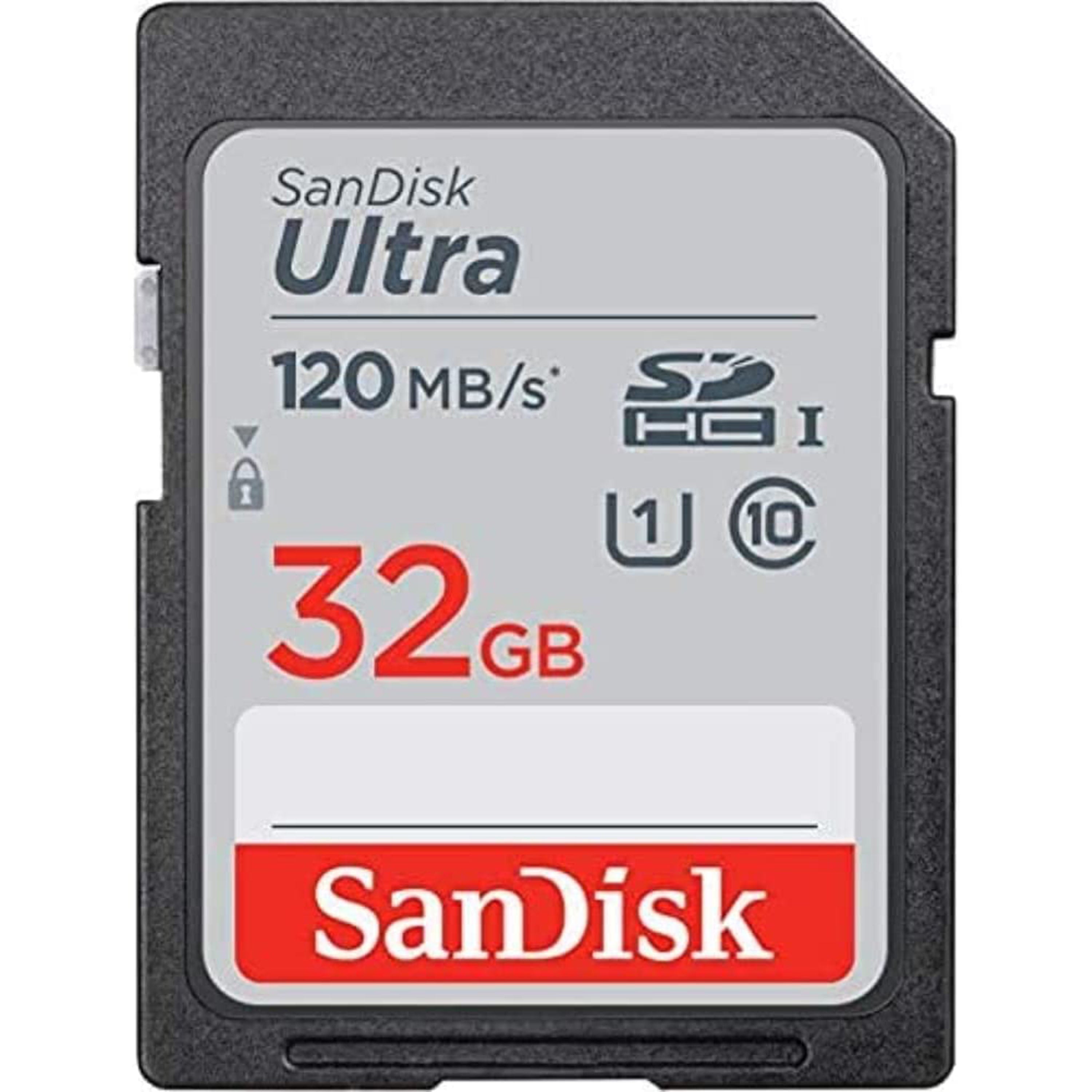 Sandisk Ultra SDHC 32GB card 120MB/s Class 10