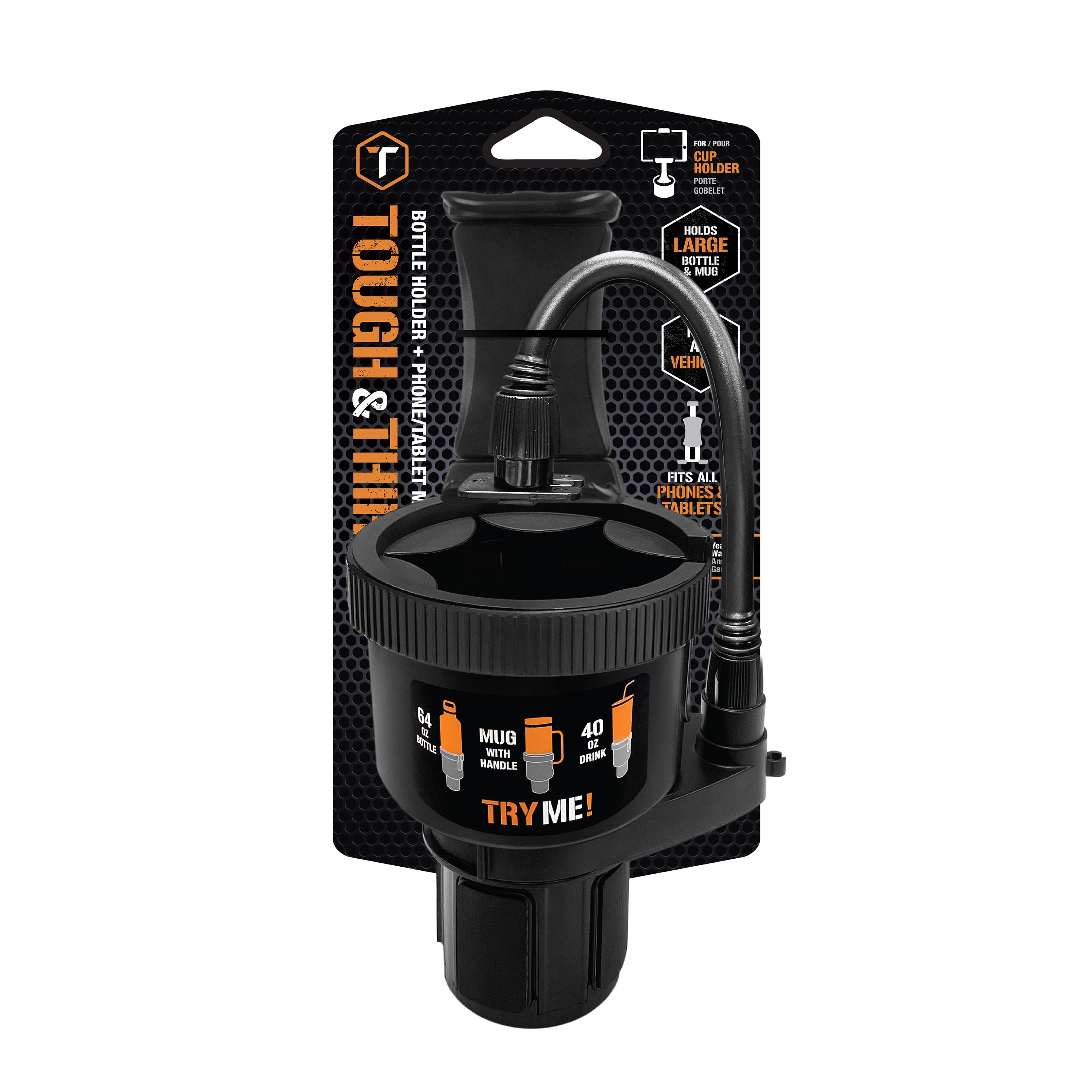 ToughTested Tough N Thirsty XL Cup Holder Mount