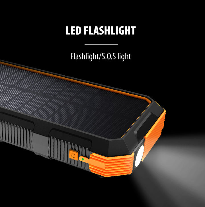 ToughTested 3-port 24,000mAh Solar Power Bank with Power Delivery Fast Charging