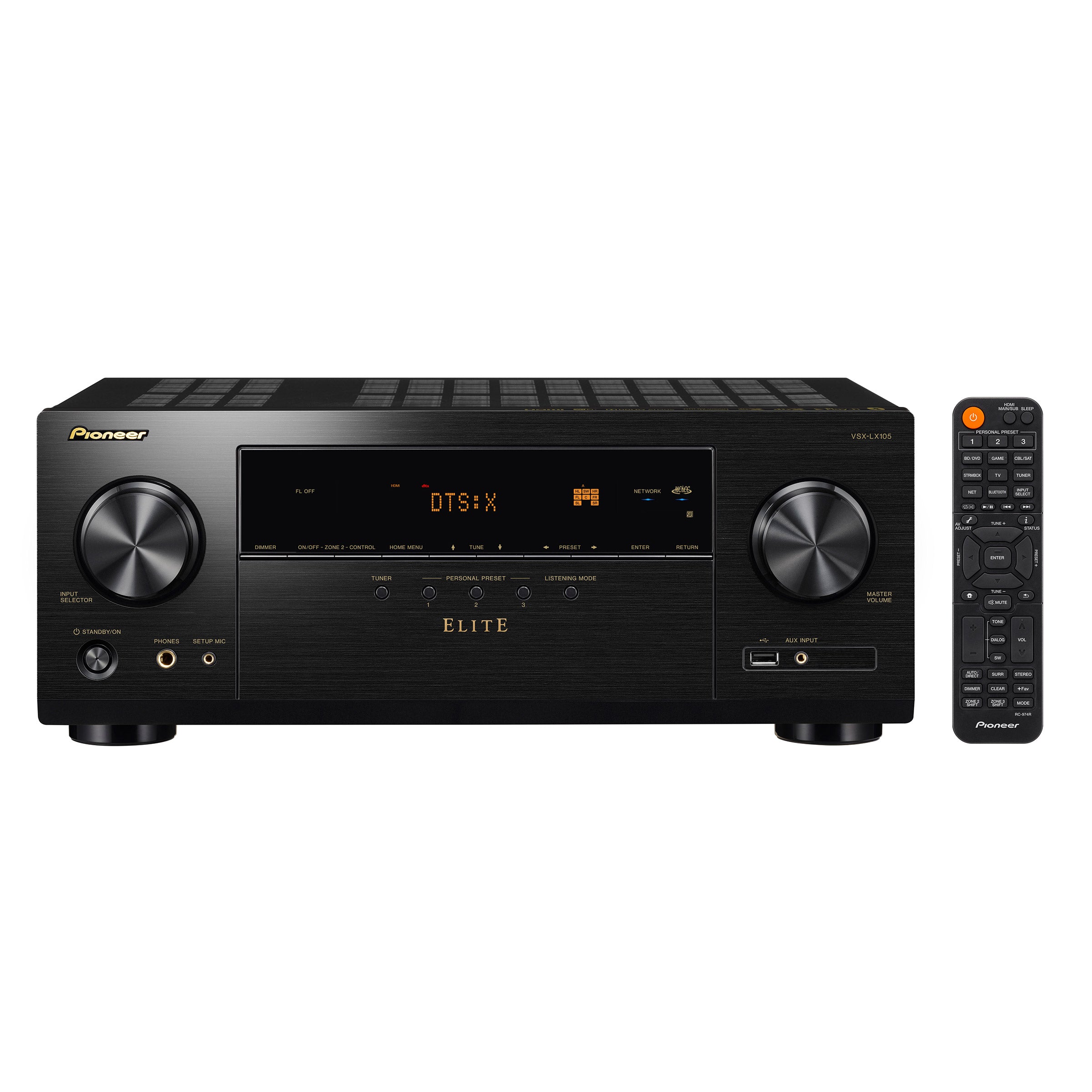 Pioneer Elite VSX-LX105 7.2-Channel Network AV Receiver