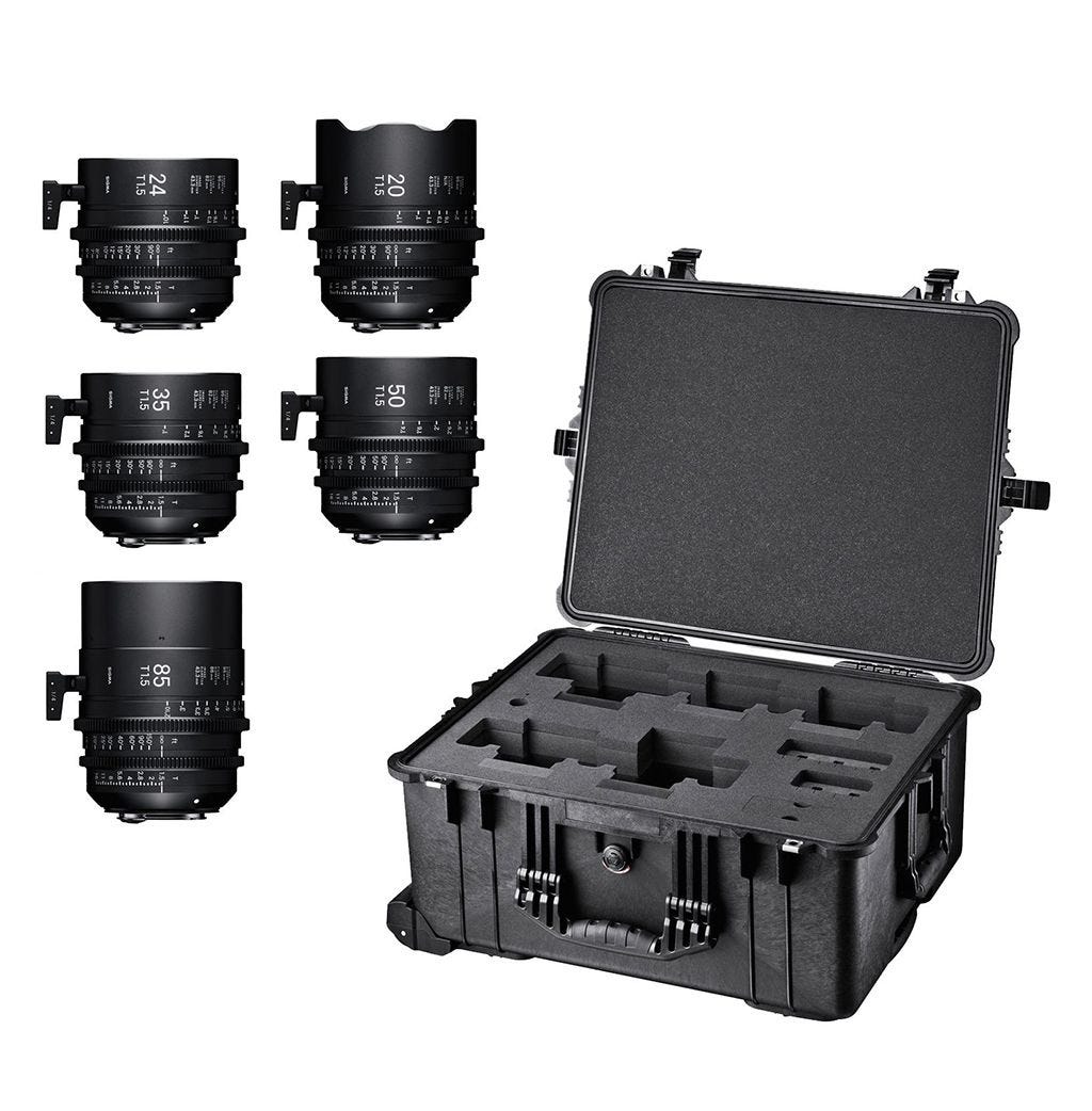 SIGMA FF High Speed Prime - 5 Lens Set with PMC-002 Case