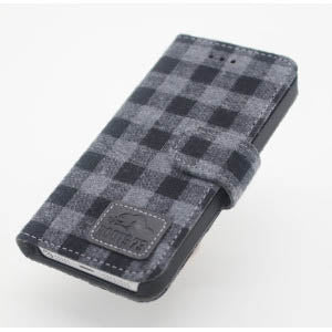 Roots Plaid Pattern Folio Case