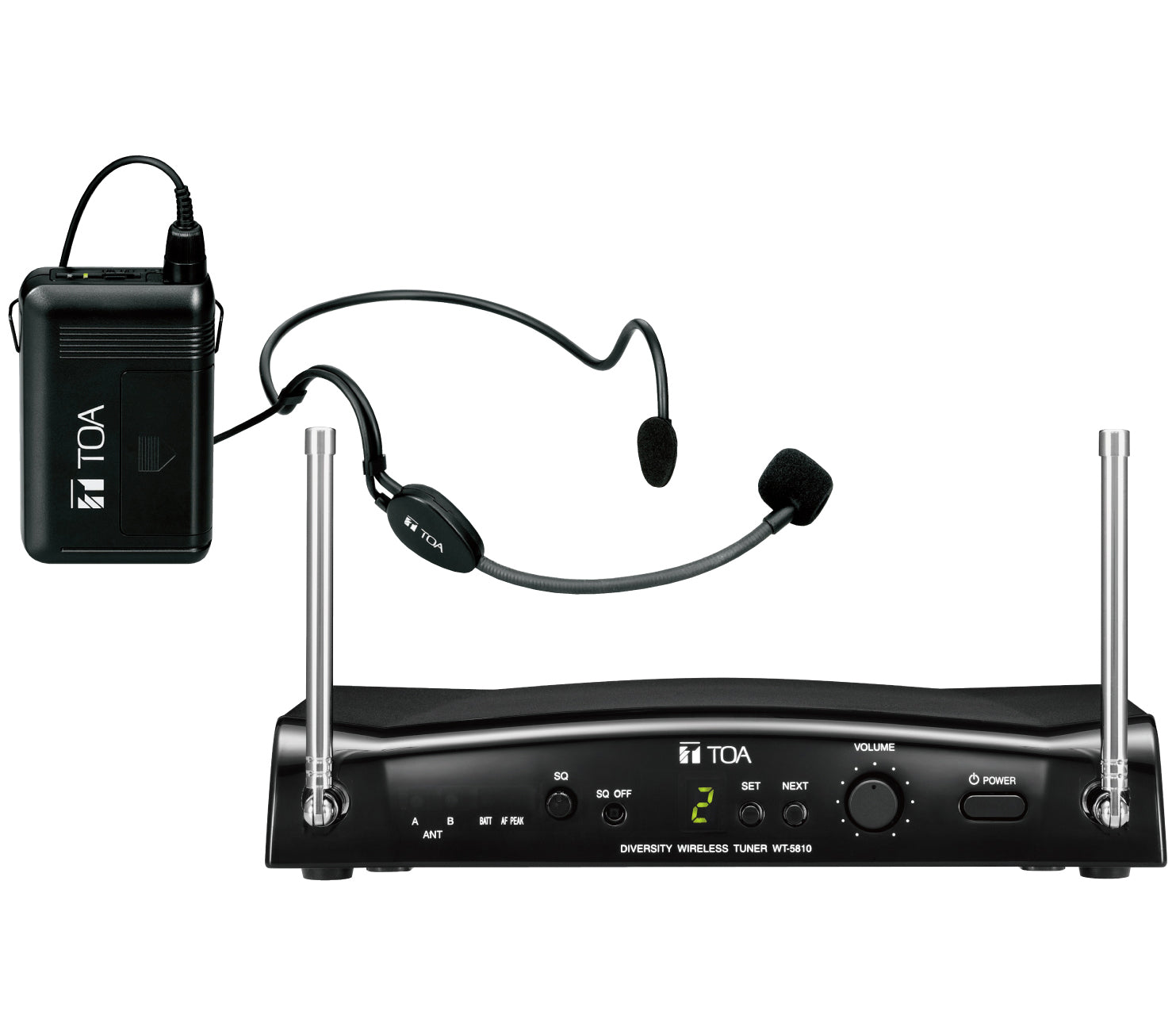 TOA UHF Headset Kit, WM-5325, WH-4000H And WT-5810